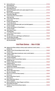 5- Pan Fried & Hot Plate Dishes